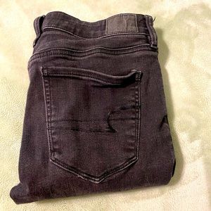 Black American Eagle Skinny Jeans